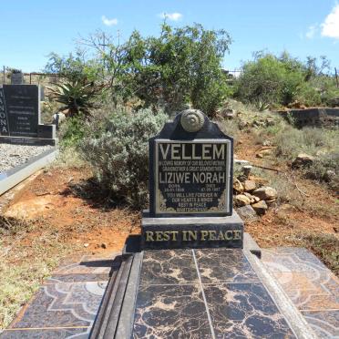VELLEM Liziwe Norah 1938-1997