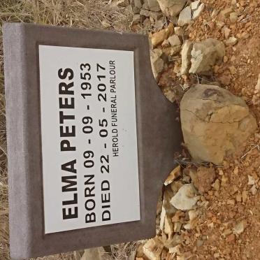 PETERS Elma 1953-2017
