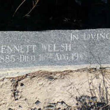 WELSH Harold Bennett 1885-1949 &amp; Claressa Thornhill BRADFIELD 1887-1957