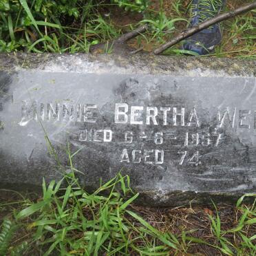 WELSH Minnie Bertha -1957