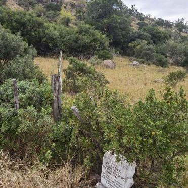 Eastern Cape, PEDDIE district, Wesleyville, Methodist Mission church, cemetery