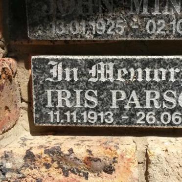 PARSONS Iris 1913-2007