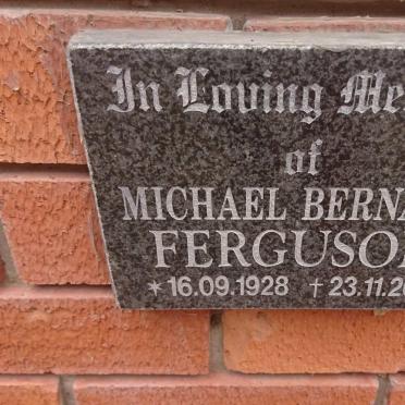 FERGUSON Michael Bernard 1928-2011