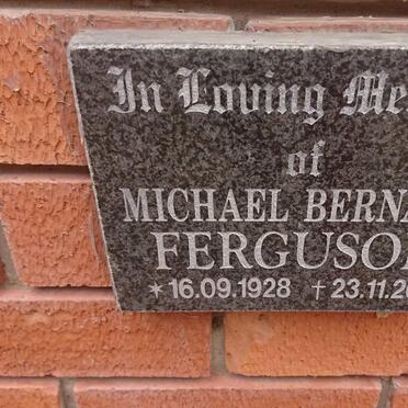FERGUSON Michael Bernard 1928-2011