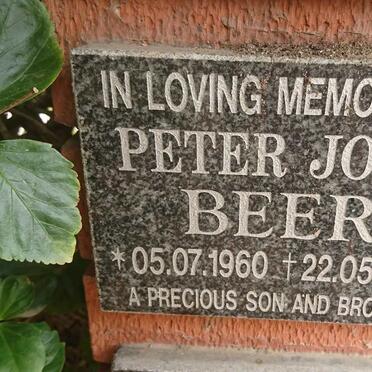 BEER Peter John 1960-2007