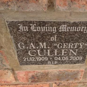 CULLEN G.A.M. 1909-2009