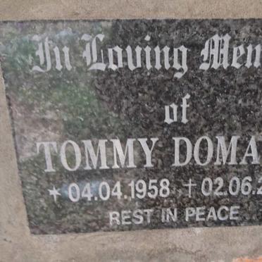 DOMANN Tommy 1958-2010
