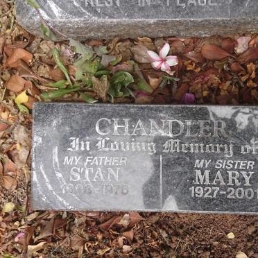 CHANDLER Stan 1908-1976 :: CHANDLER Mary 1927-2001