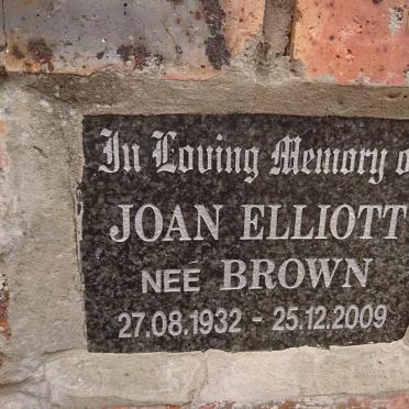 ELLIOTT Joan nee BROWN 1932-2009