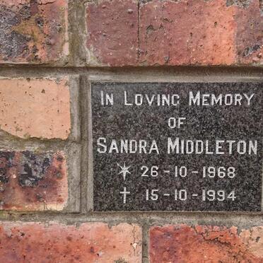 MIDDLETON Sandra 1968-1994
