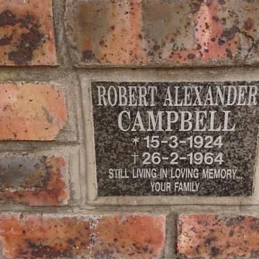 CAMPBELL Robert Alexander 1924-1964