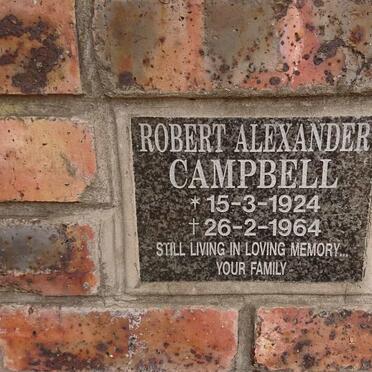 CAMPBELL Robert Alexander 1924-1964