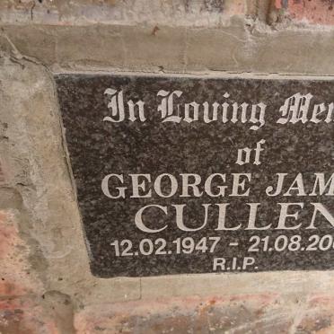 CULLEN George James 1947-2008