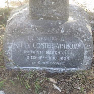 APTHORP Kitty Coster 1906-1954