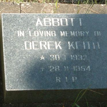 ABBOTT Derek Keith 1932-1954