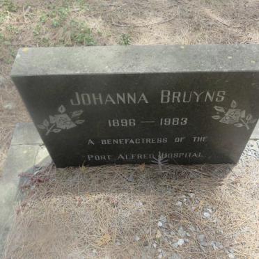 BRUYNS Johanna 1896-1983