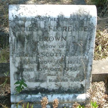 BROWN Louisa Florence 1871-1939