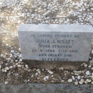 BISSET Julia J. nee STRAUSS 1886-1918 :: BISSET Alexander
