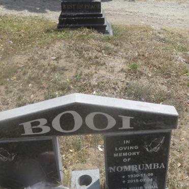 BOOI Nombumba 1930-2015