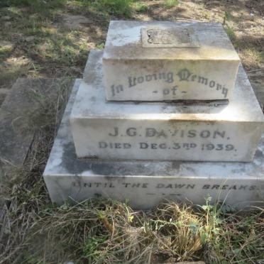 DAVISON J.G. -1939
