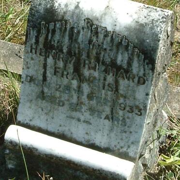 FRANCIS Henry Richard -1933