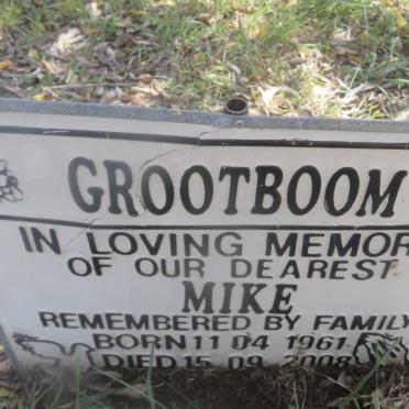 GROOTBOOM Mike 1961-2008