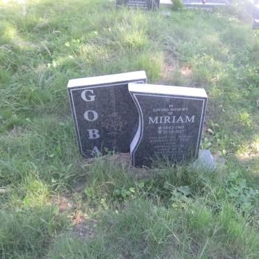 GOBA Miriam 1963-2017