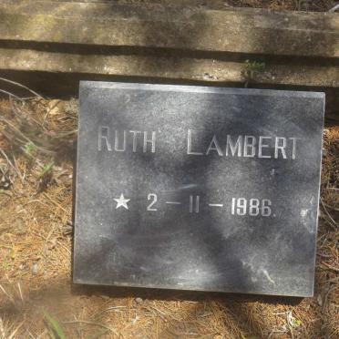 LAMBERT Ruth 1986-