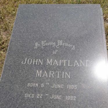 MARTIN John Maitland 1905-1992 &amp; Jacoba Cornelia 1905-2001