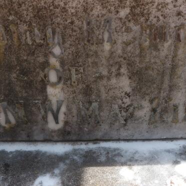 MACKINNON Donald Munro -1929 &amp; Louisa M.W. -1924