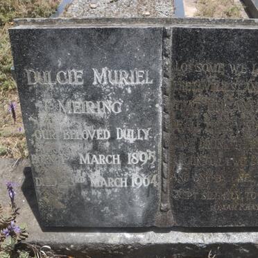 MEIRING Dulcie Muriel 1895-1964