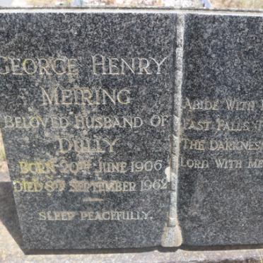 MEIRING George Henry 1906-1962 &amp; Dulcie Muriel 1895-1964