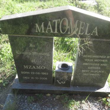 MATOMELA Mzamo 1963-2006