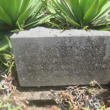 NILSON Oscar 1857-1946