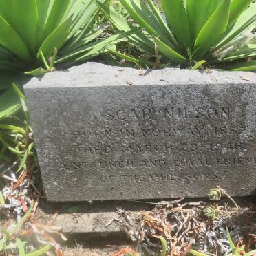 NILSON Oscar 1857-1946