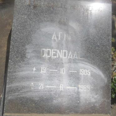 ODENDAAL Attie 1905-1989