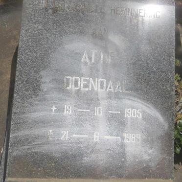 ODENDAAL Attie 1905-1989