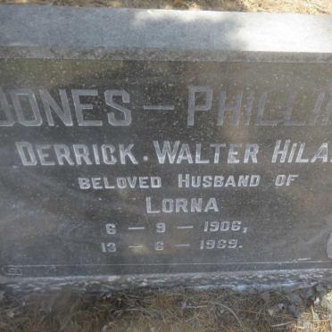 PHILLIPSON Derrick Walter Hilary, JONES 1906-1969