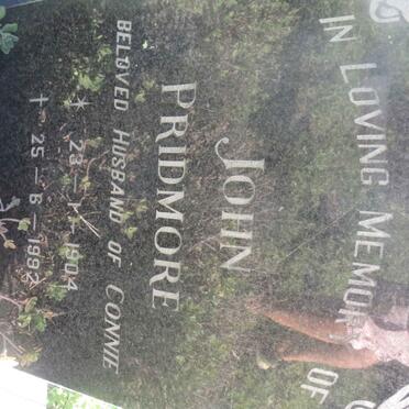 PRIDMORE John 1904-1992