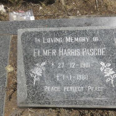 PASCOE Elmer Harris 1901-1980