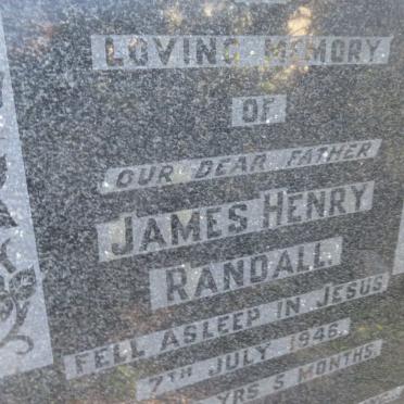 RANDALL James Henry -1946