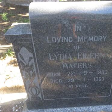WATERS Lydia Eileen 1903-1963