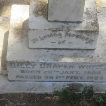 WRIGHT Billy Draper 1894-1925