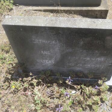 WATERS Gertrude Jane 1912-1990