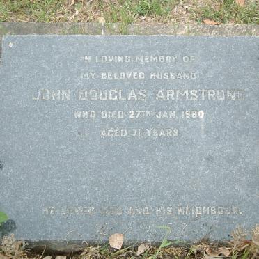 ARMSTRONG John Douglas -1880
