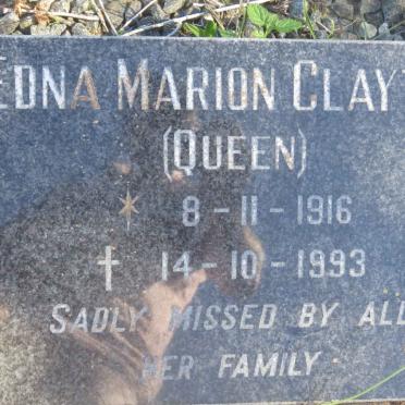 CLAYTON Edna Marion 1916-1993