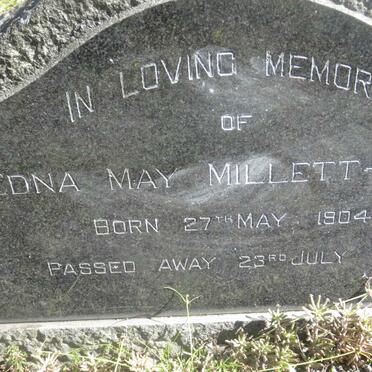 CLAY Edna May, MILLETT 1904-1970
