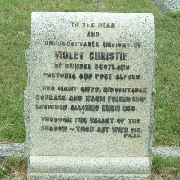 CHRISTIE Violet
