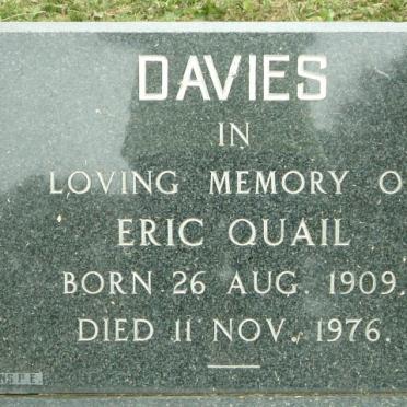 DAVIES Eric Quail 1909-1976