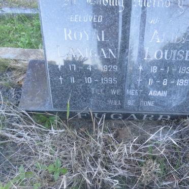 FUGARD Royal Lanigan 1929-1995 &amp; Alida Louise 1935-1995